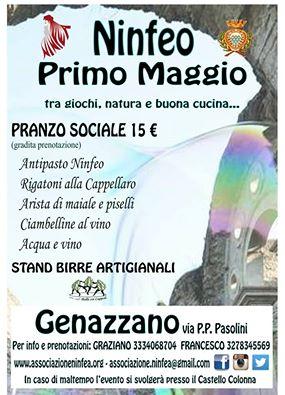 Primo maggio al ninfeo