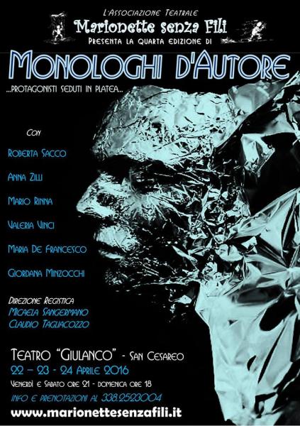 MONOLOGHI D'AUTORE