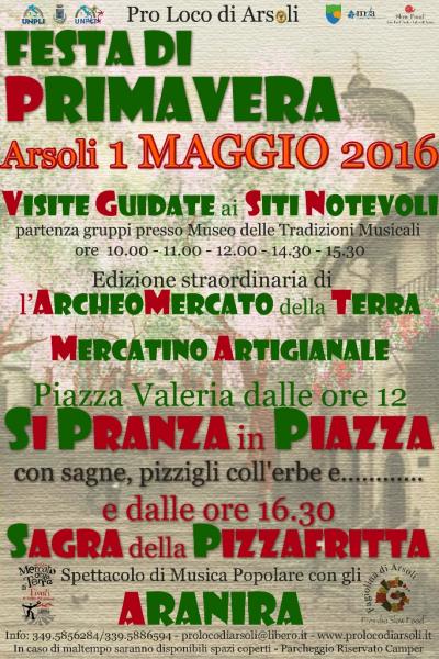 FESTA DI PRIMAVERA E SAGRA DELLA PIZZAFRITTA