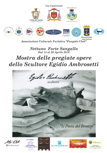 Mostra dello scultore  Egidio Ambrosetti