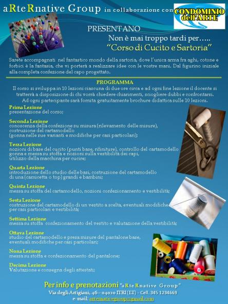 Corso di Cucito e Sartoria