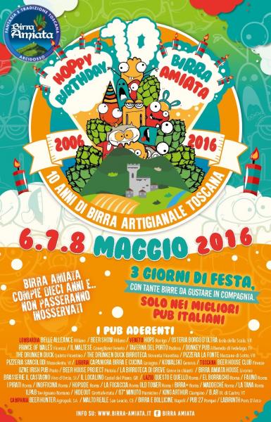 Hoppy birthday Birra Amiata