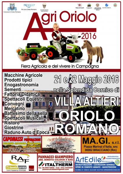 AgriOriolo 2016