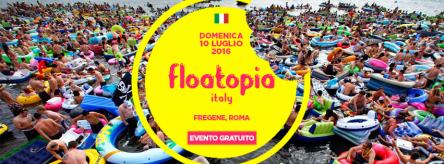 Floatopia, domenica 10 luglio 2016 sulle spiagge di Fregene