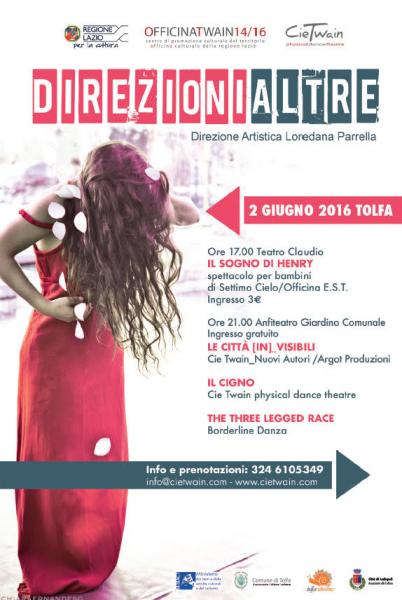 direzioniAltre: la rassegna di danza e teatro a Tolfa