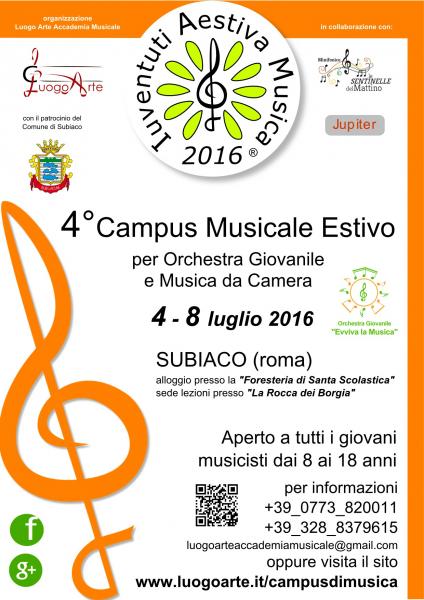 Campus di Musica 2016