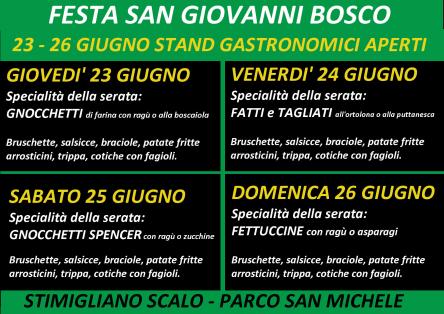 STAND GASTRONOMICI APERTI
