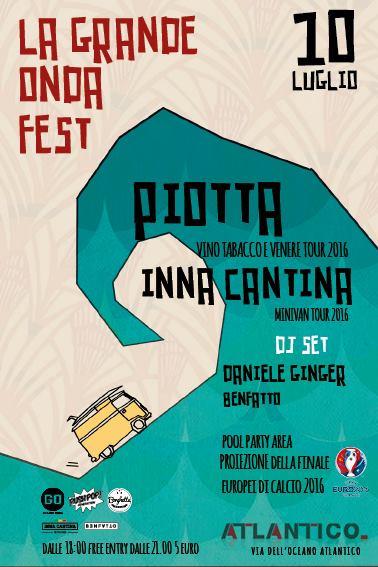 La Grande Onda Fest all'Atlantico, da Piotta a Borghetta Stile
