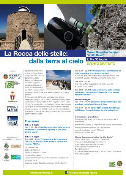 La Rocca delle stelle: dalla terra al cielo