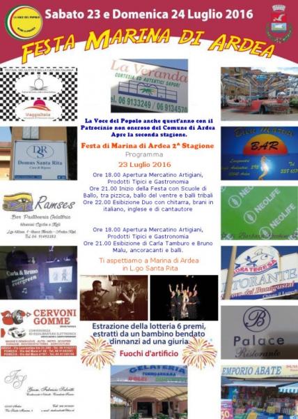 Festa Marina di Ardea 2^ Stagione
