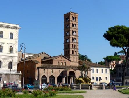 Santa Maria in Cosmedin e il Foro Boario