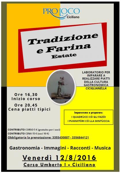 Tradizione e farina