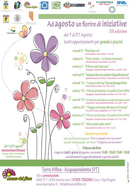 Ad agosto un fiorire di iniziative