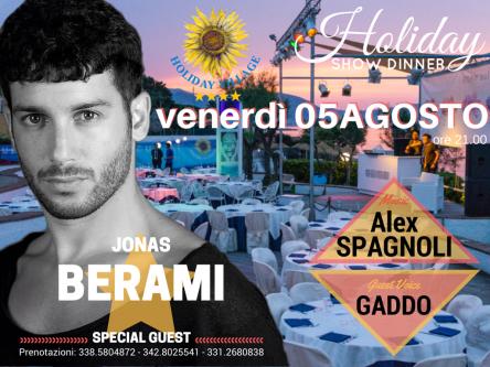 Cena spettacolo con JONAS BERAMI