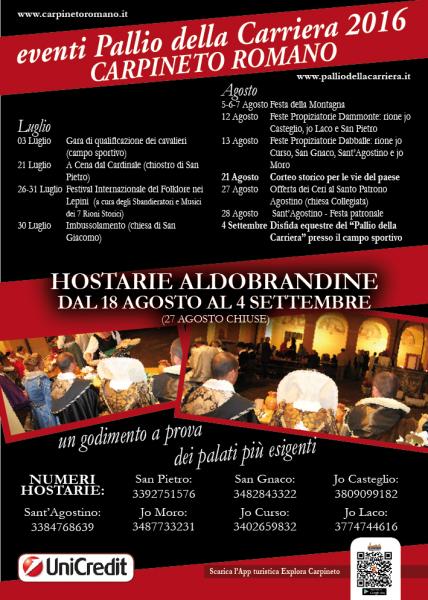 Pallio della Carriera 2016