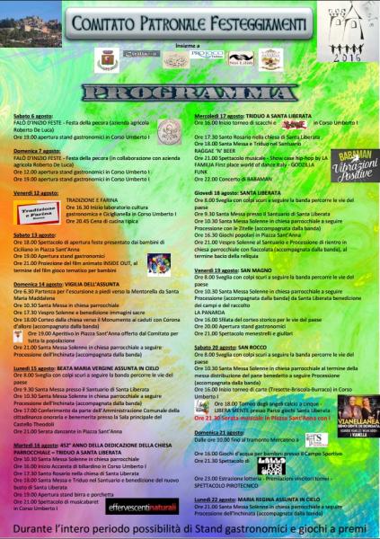 Feste d'Agosto Ciciliano 2016