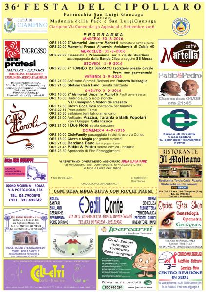36° Festa del Cipollaro