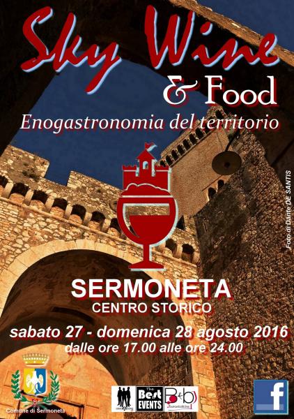 SKY WINE & FOOD - SERMONETA 2016