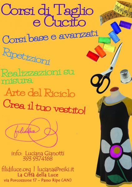 Corso di EcoModa: Sartoria Base e Riciclo