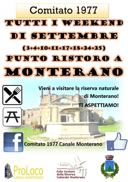 PUNTO RISTORO A MONTERANO