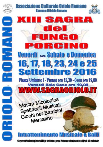 Sagra del fungo porcino
