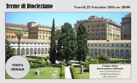Visita Guidata alle Terme di Diocleziano in serale