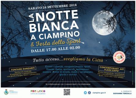 Notte bianca a Ciampino