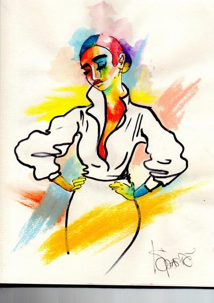 RITRATTO D’ARTISTA IN CAMICIA BIANCA