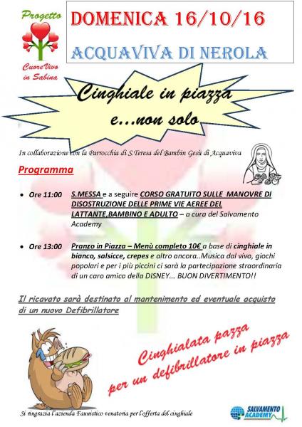Cinghiale in piazza