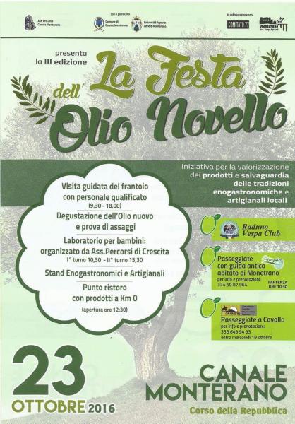 FESTA dell'olio novello