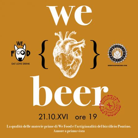 We Food e Birrificio Pontino: il gusto di essere homemade