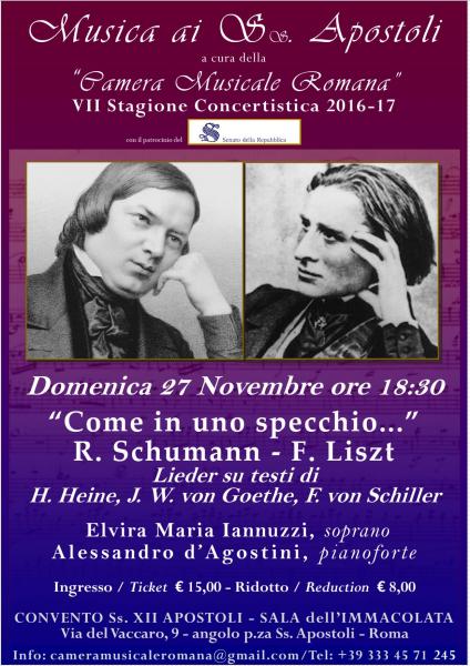 “Come in uno specchio...” R. Schumann - F. Liszt
