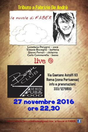 le nuvole di FABER @ Boogie Club