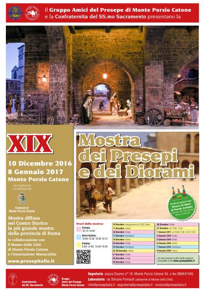 Mostra dei Presepi e dei Diorami Monte Porzio Catone