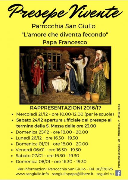 Presepe Vivente Parrocchia San Giulio