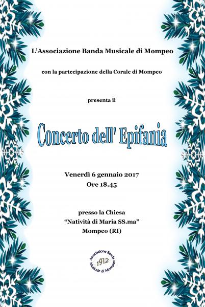 CONCERTO DELL' EPIFANIA