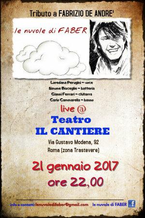 le nuvole di FABER al Teatro IL CANTIERE