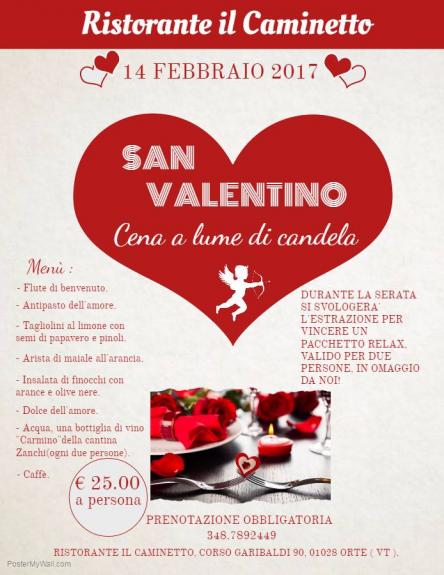 Cena di San Valentino 2017