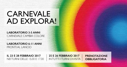 Carnevale ad Explora 2017