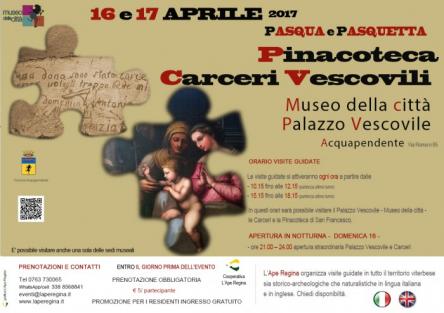 apertura straordinaria delle CARCERI VESCOVILI e della PINACOTECA