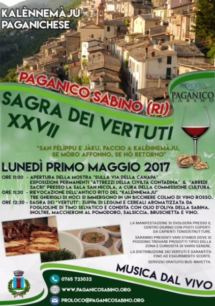 Sagra dei vertuti e calendimaggio