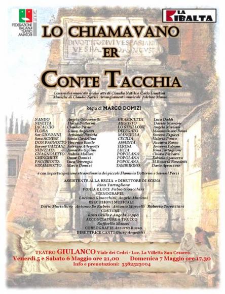 LO CHIAMAVANO ER CONTE TACCHIA