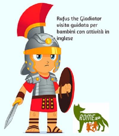 Rufus the Gladiator and the Colosseum x bambini