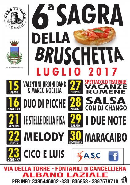 6°SAGRA DELLA BRUSCHETTA