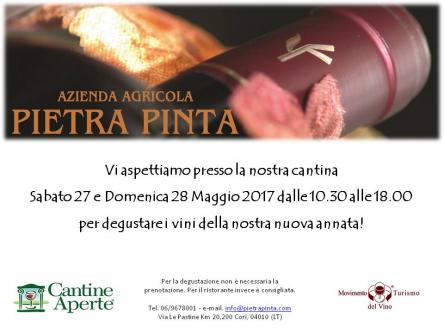 Cantine Aperte 27 e 28 maggio 2017