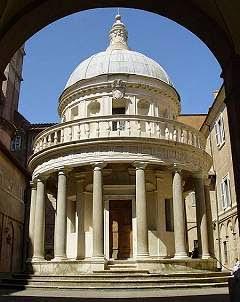 San Pietro in Montorio e il Tempietto di Donato Bramante