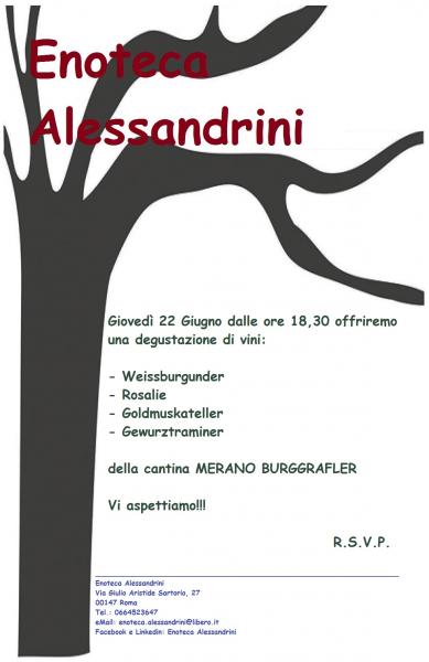 DEGUSTAZIONE VINI MERANO BURGGLAFLER