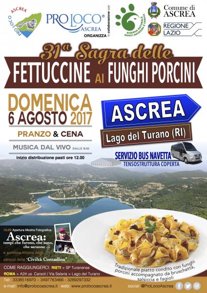 XXXI SAGRA DELLE FETTUCCINE AI FUNGHI PORCINI