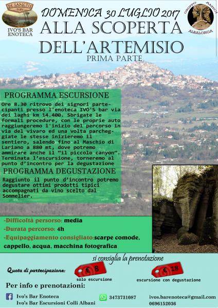 Escursione Artemisio & Degustazioni Prodotti Tipici