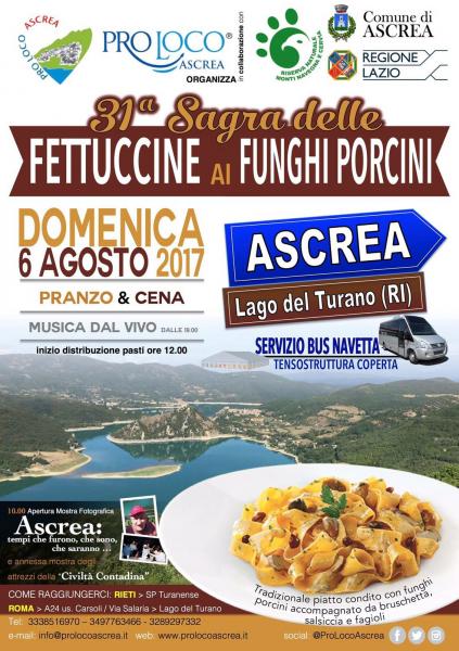 Sagra delle fettuccine ai funghi porcini